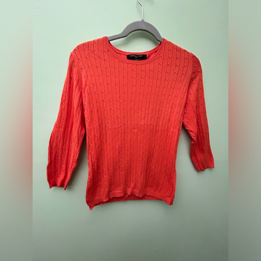 August Silk sweater